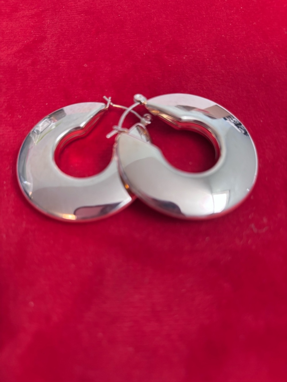 Gold Hoop Earrings - Sleek Women’s Jewelry, stainless steel gold plated
